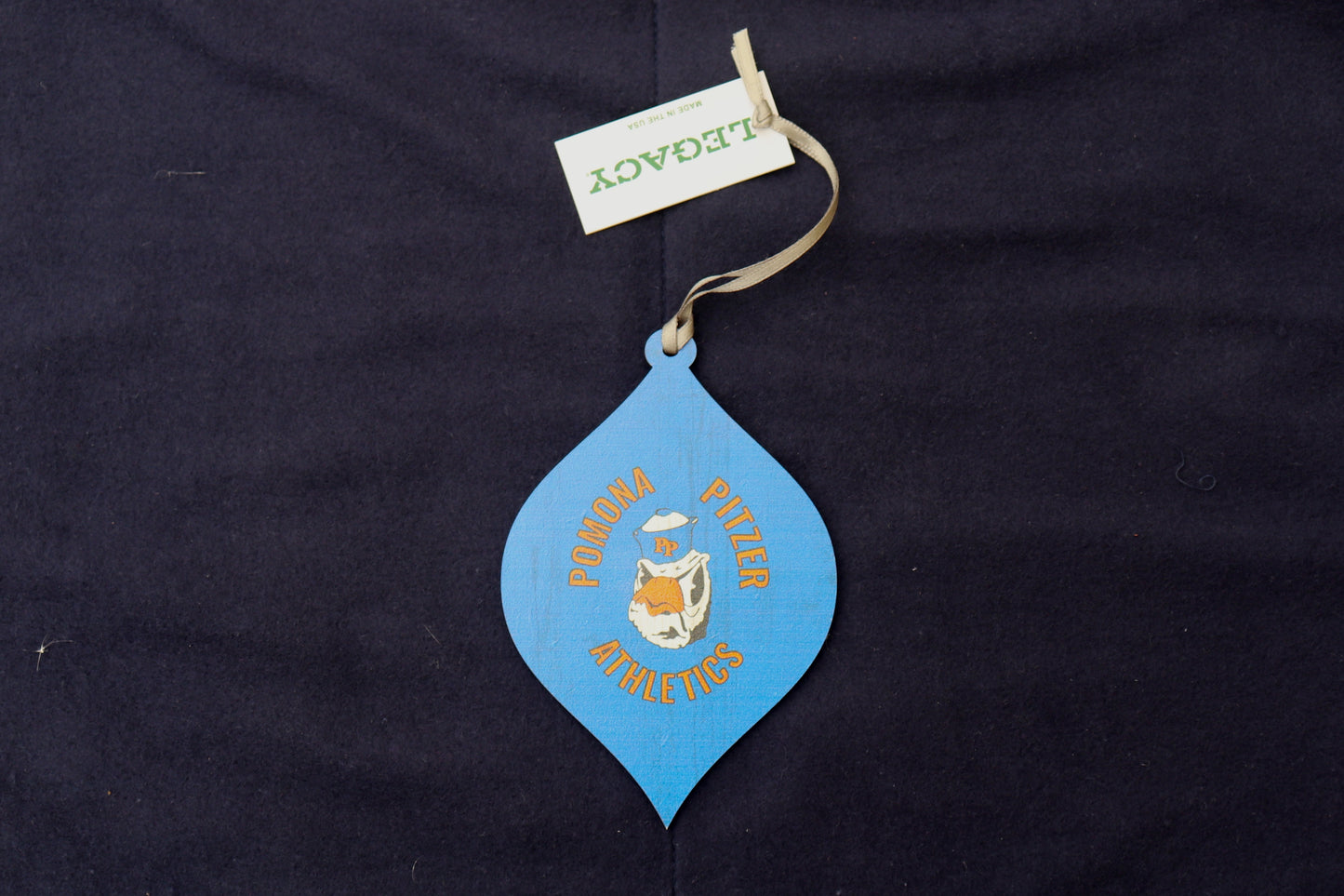 Pomona-Pitzer Athletics Teardrops Ornament