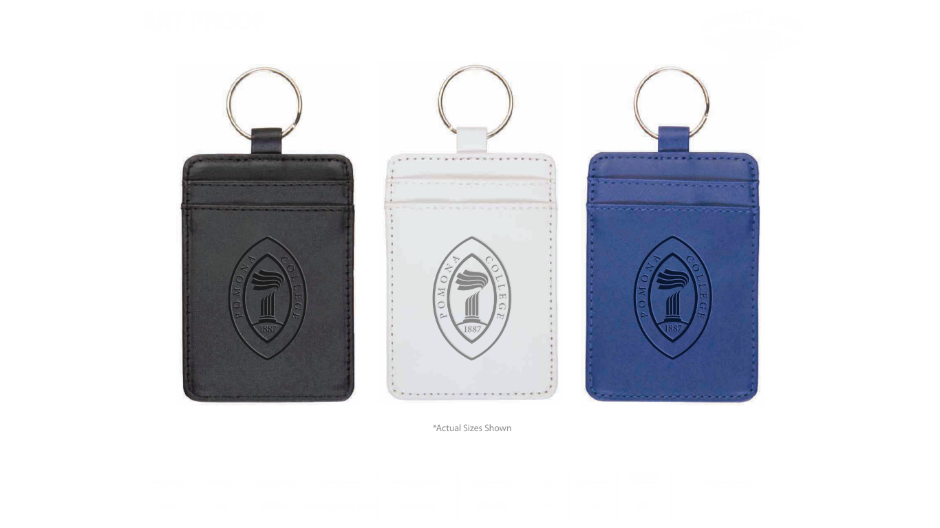 Vertical ID Holder