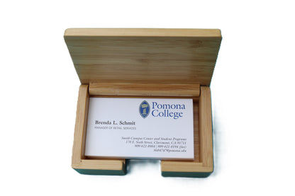 Bamboo Business Card Holder