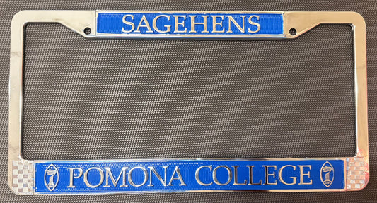 Chrome Sagehen License Frame