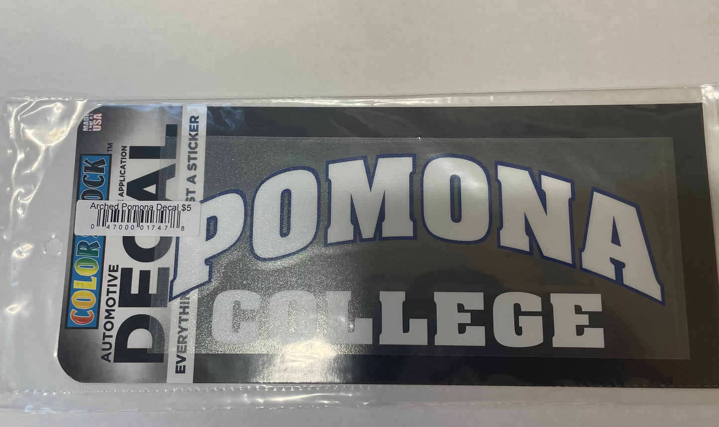 Arched Pomona College Decal