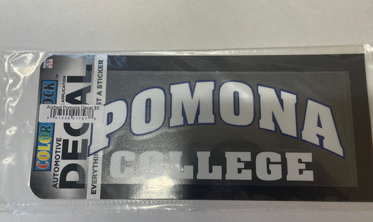 Arched Pomona College Decal