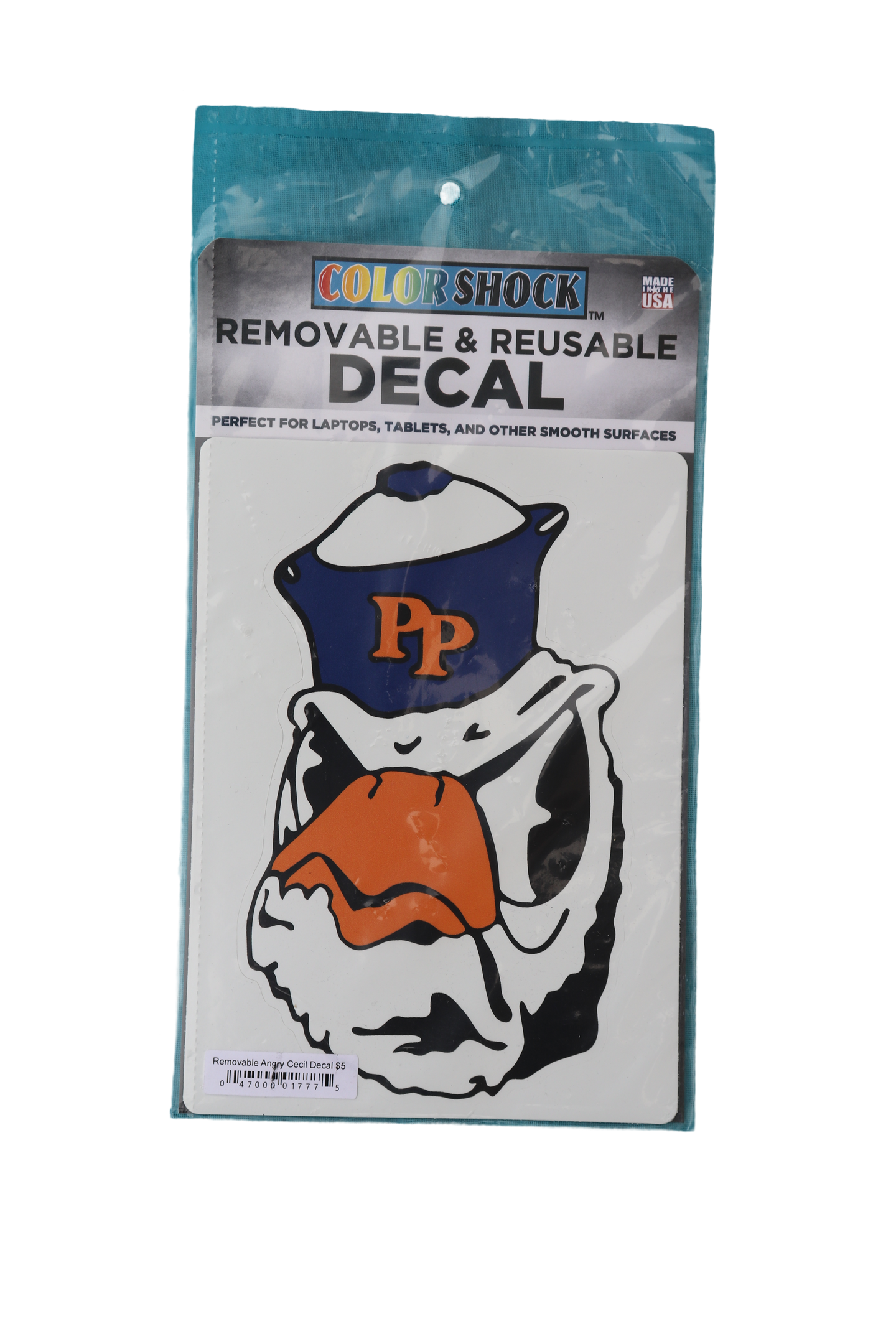Removable Angry Cecil Decal