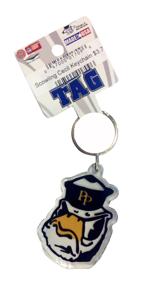 Scowling Cecil Keychain