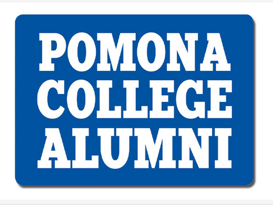 Pomona College Alumni Wood Magnet