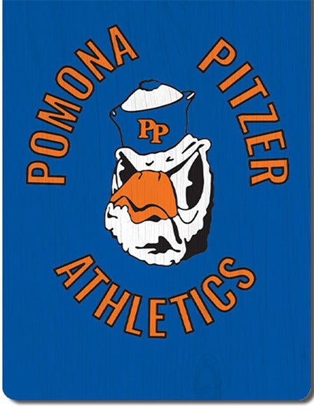 Pomona-Pitzer Wood Magnet