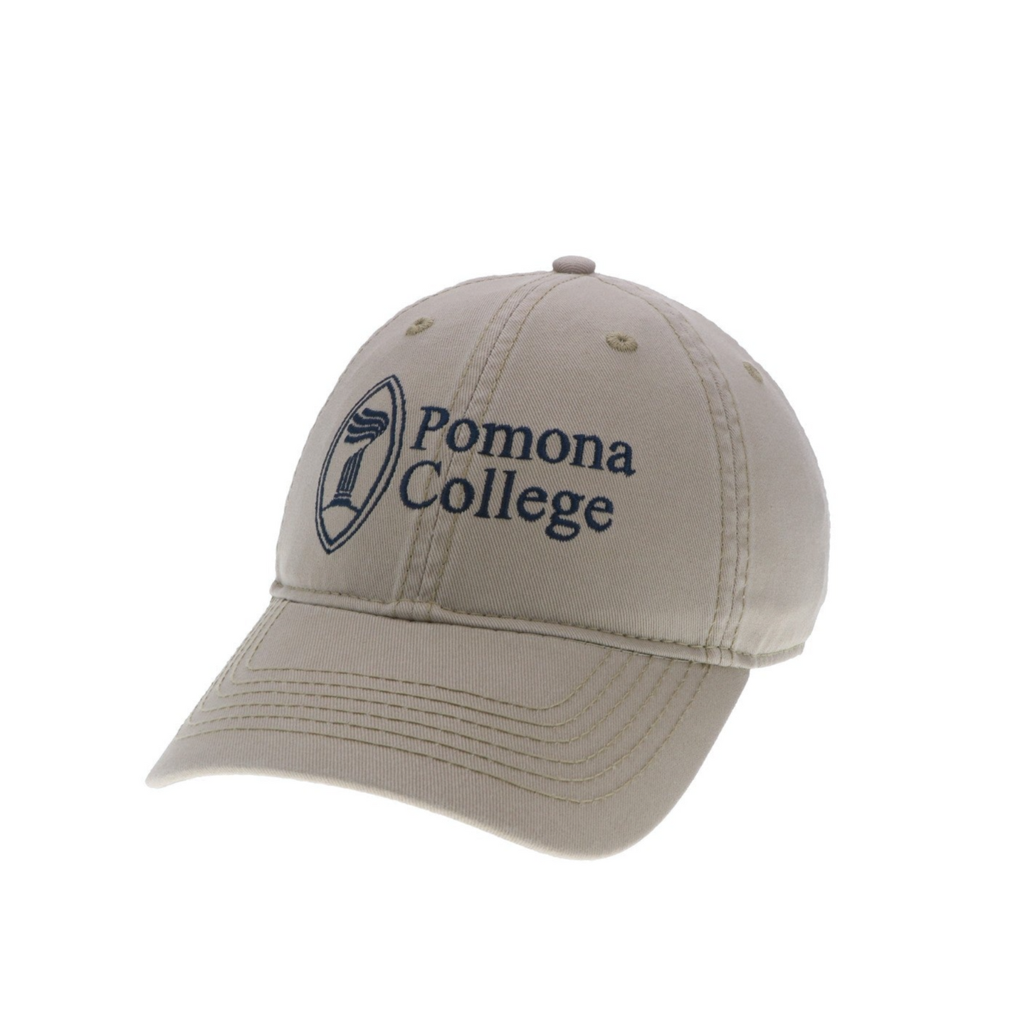 Pomona College W/ Stacked Seal cap