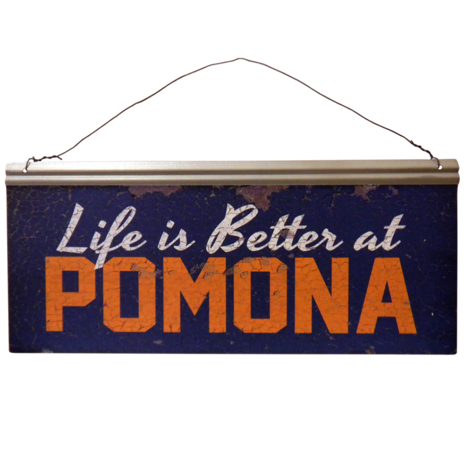 Pomona Tin Sign