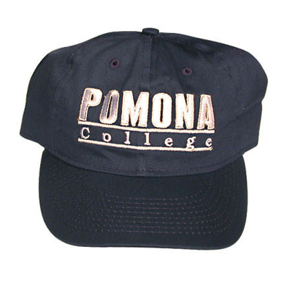 Embroidered Pomona College Cap w/ 2 bars